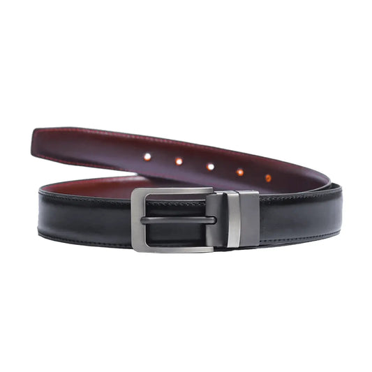 Double Sided Leather Belt – Black & Brown